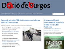 Tablet Screenshot of diariodevurgos.com
